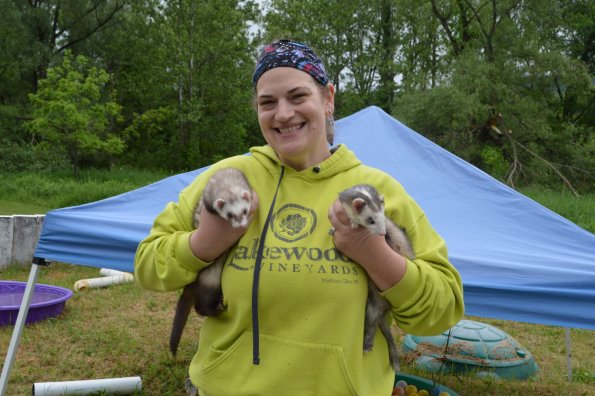 Christine with Bandit & Fred (1)